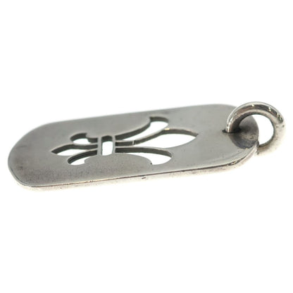 Chrome Hearts Tag Lrg CO BS Fluer BS Flag Dog Tag Necklace Top — view 3