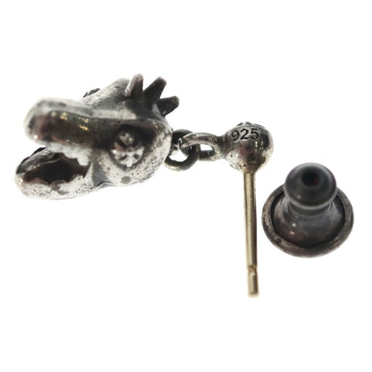Chrome Hearts Dino Head Drop Silver Earring — view 6