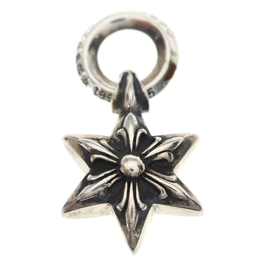 Chrome Hearts Star Charm 6 Point Pendant Top Silver