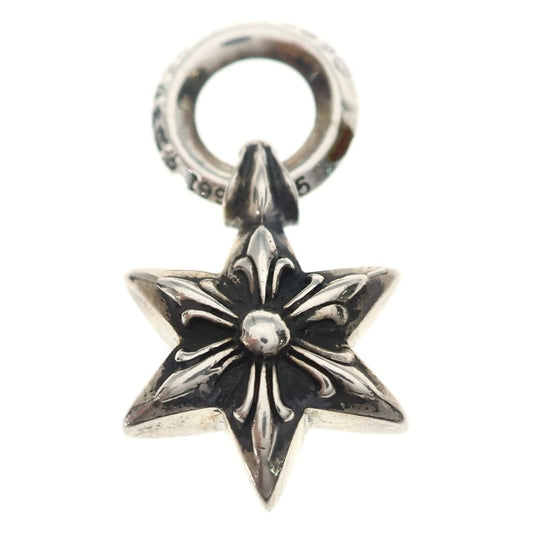 Chrome Hearts Star Charm 6 Point Pendant Top Silver