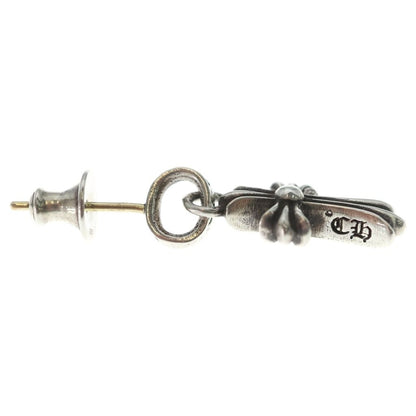 Chrome Hearts Bby Pprchn Baby Fat Cross Drop Earring Silver — view 4