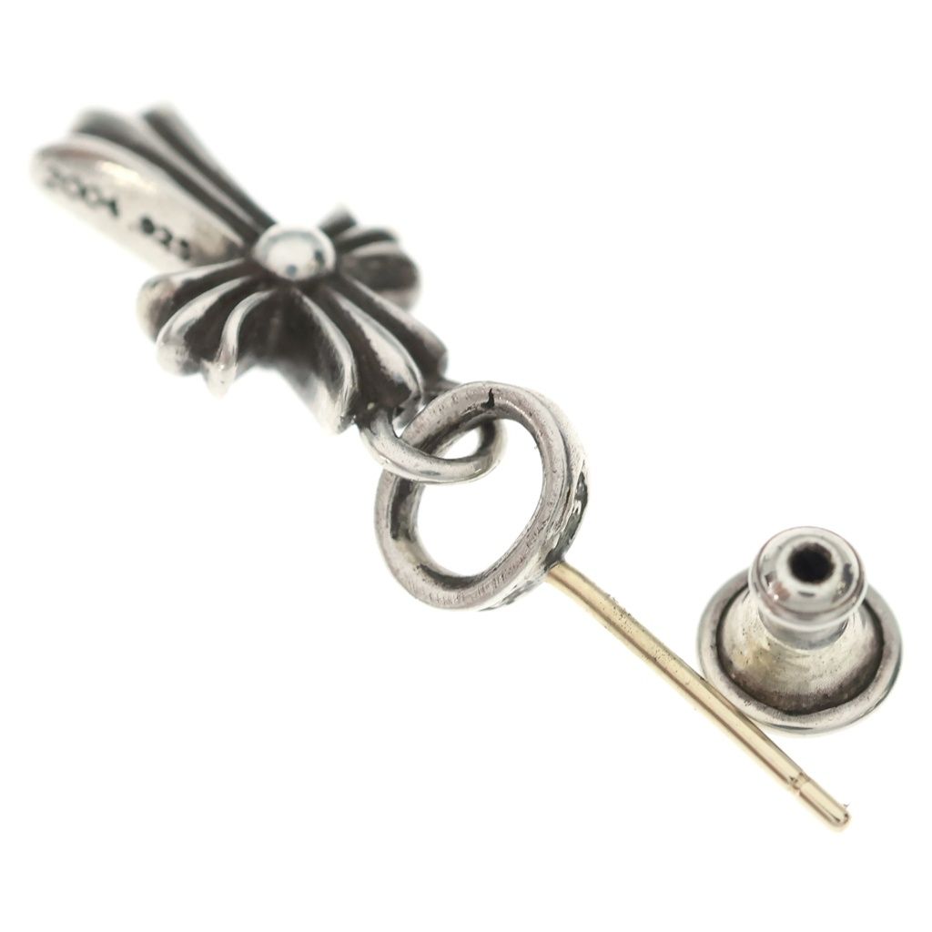 Chrome Hearts Bby Pprchn Baby Fat Cross Drop Earring Silver — view 6