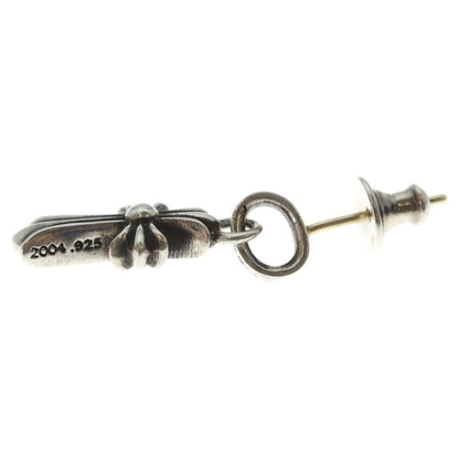 Chrome Hearts Bby Pprchn Baby Fat Cross Drop Earring Silver — view 3