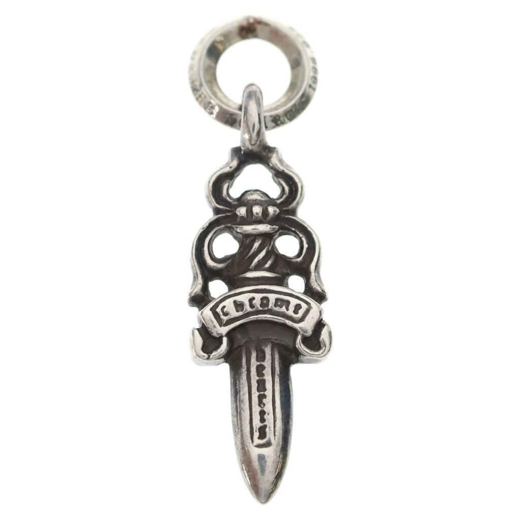 Chrome Hearts 5 Dagger 5 Charm Pendant Top Silver