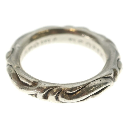 Chrome Hearts Scrl Band Scroll Ring Silver