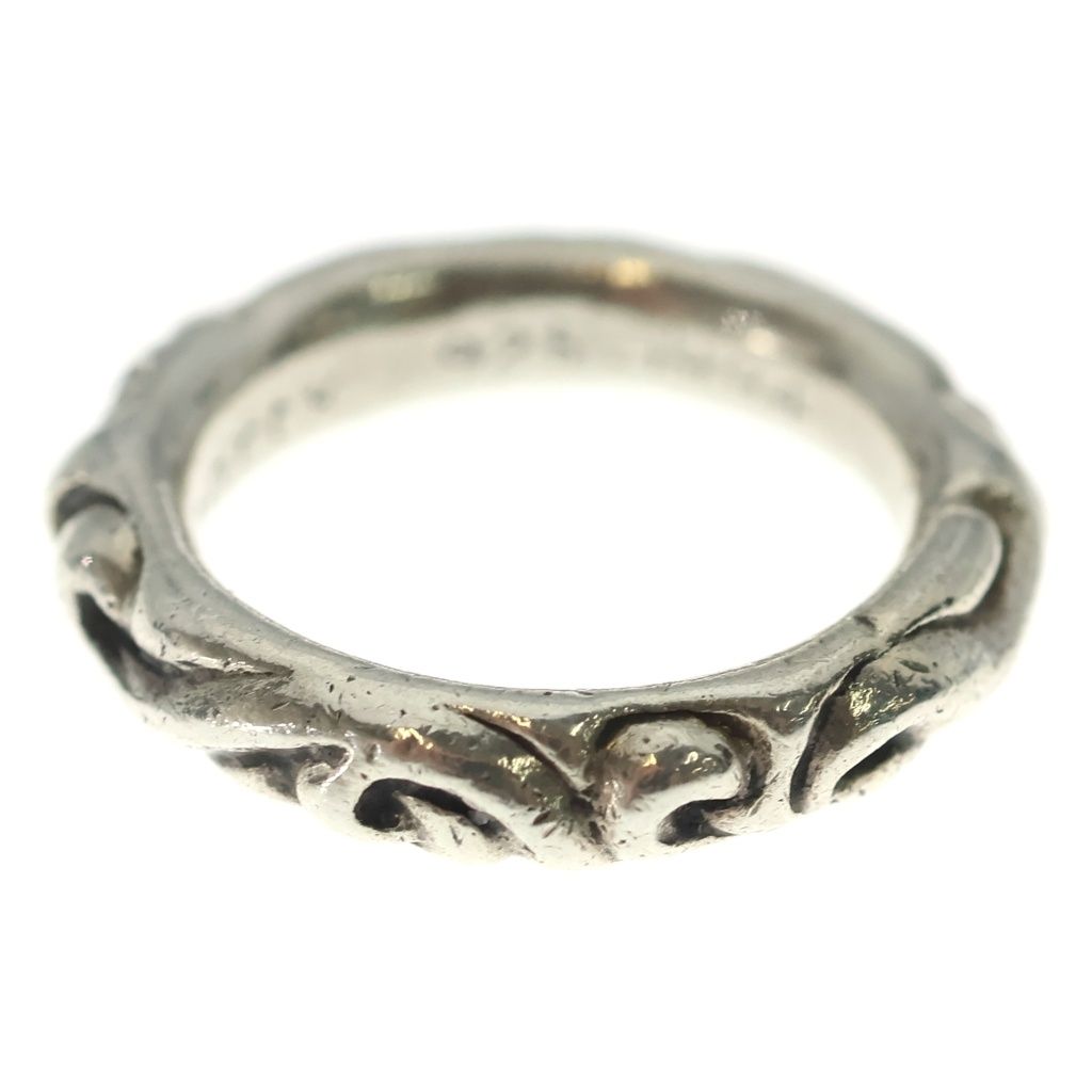 Chrome Hearts Scrl Band Scroll Ring Silver — view 3