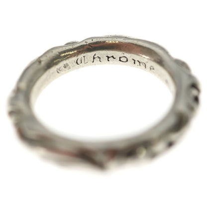 Chrome Hearts Scrl Band Scroll Ring Silver — view 5