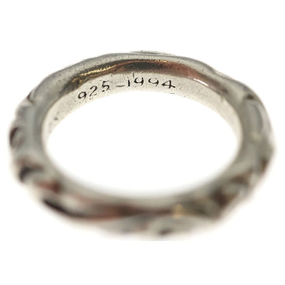 Chrome Hearts Scrl Band Scroll Ring Silver — view 6