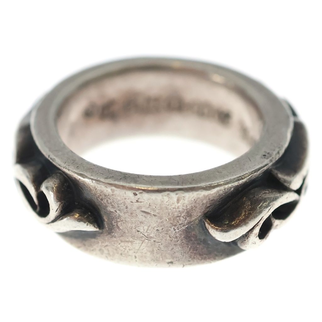 Chrome Hearts Dbl Narrow Vine Band Double Ring Silver — view 4