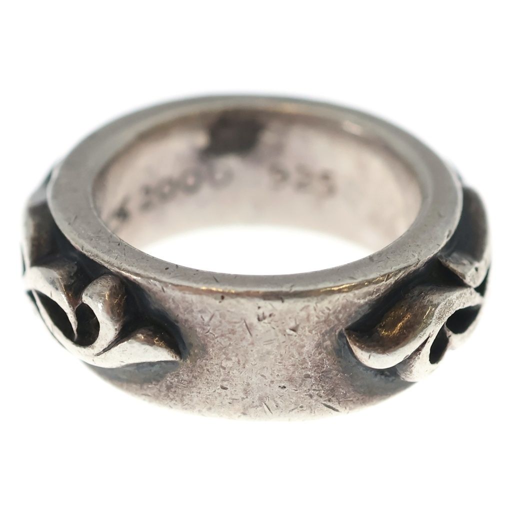 Chrome Hearts Dbl Narrow Vine Band Double Ring Silver — view 3