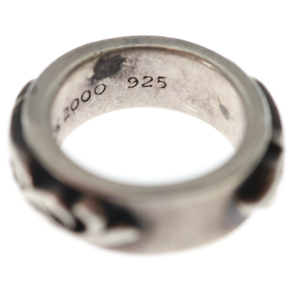 Chrome Hearts Dbl Narrow Vine Band Double Ring Silver — view 6