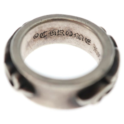 Chrome Hearts Dbl Narrow Vine Band Double Ring Silver — view 5