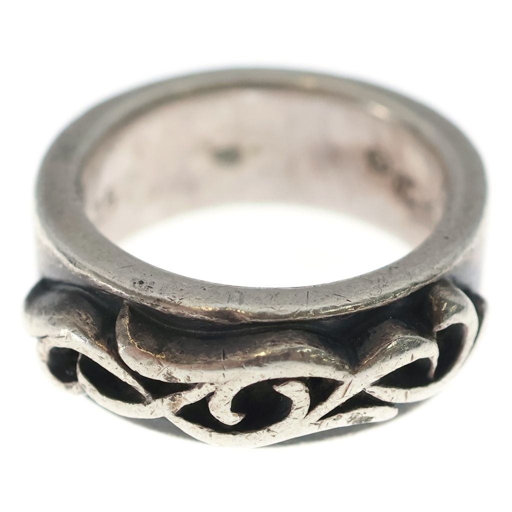 Chrome Hearts Dbl Narrow Vine Band Double Ring Silver — view 2