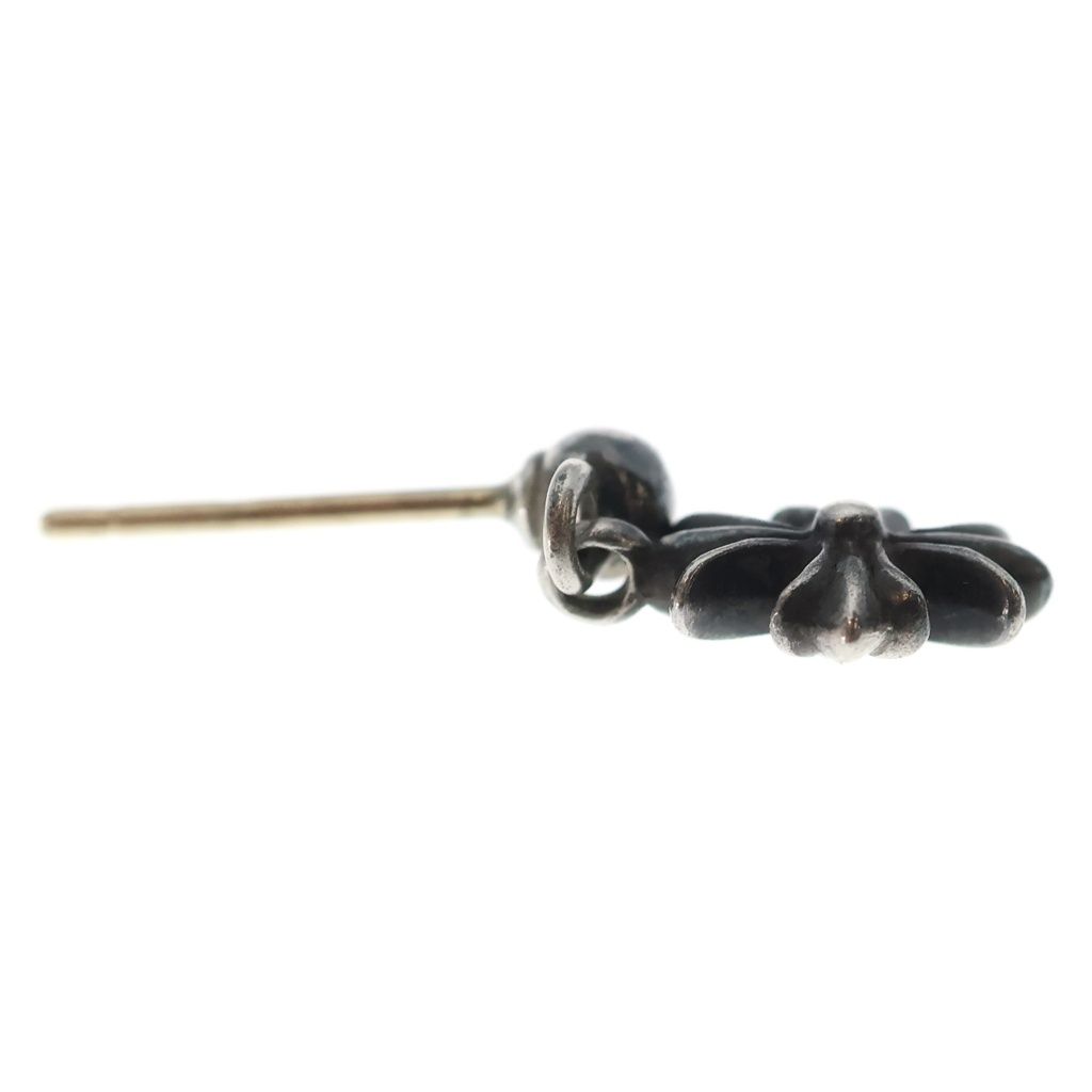 Chrome Hearts Tny CH Pls Tiny CH Plus Drop Earring Silver — view 4