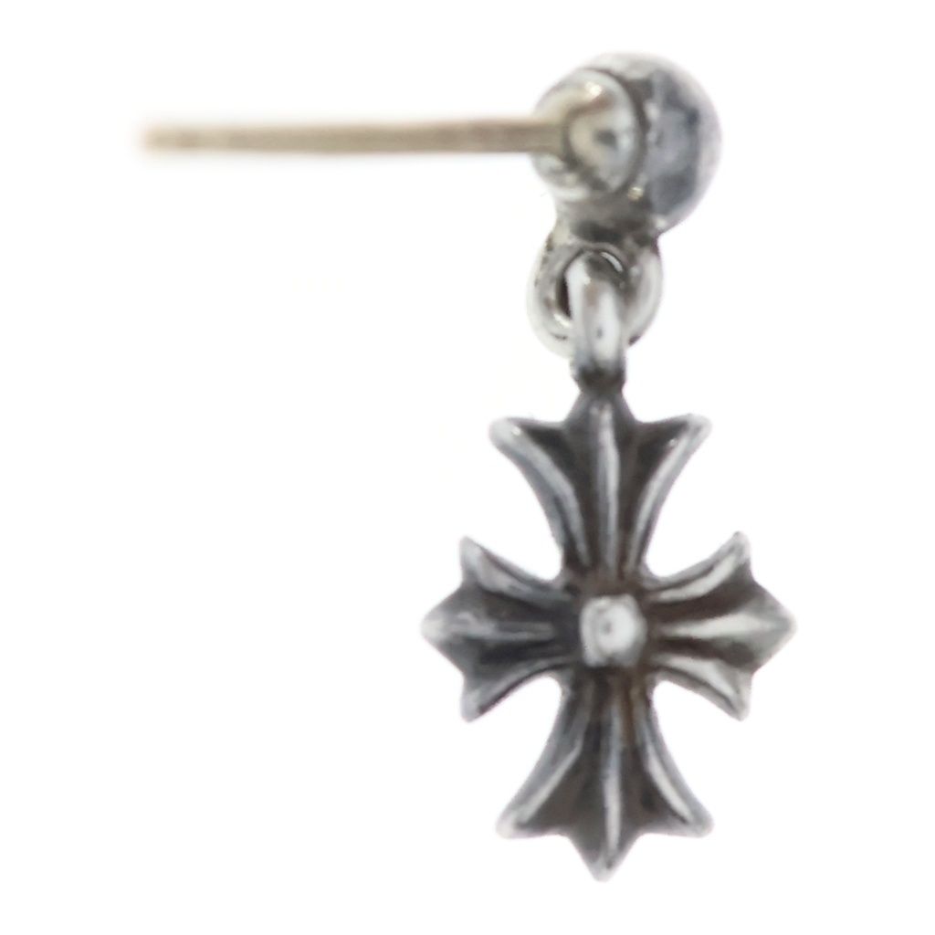Chrome Hearts Tny CH Pls Tiny CH Plus Drop Earring Silver — view 2