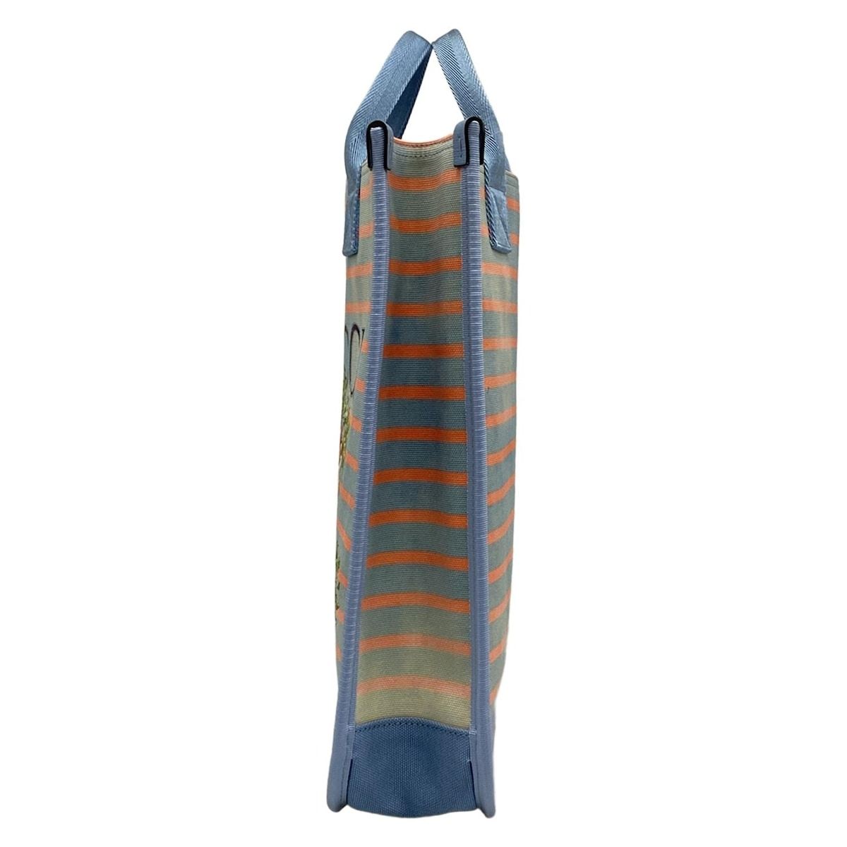 Gucci Tote Children's Blue Pink Multi Peter Rabbit Border — view 4