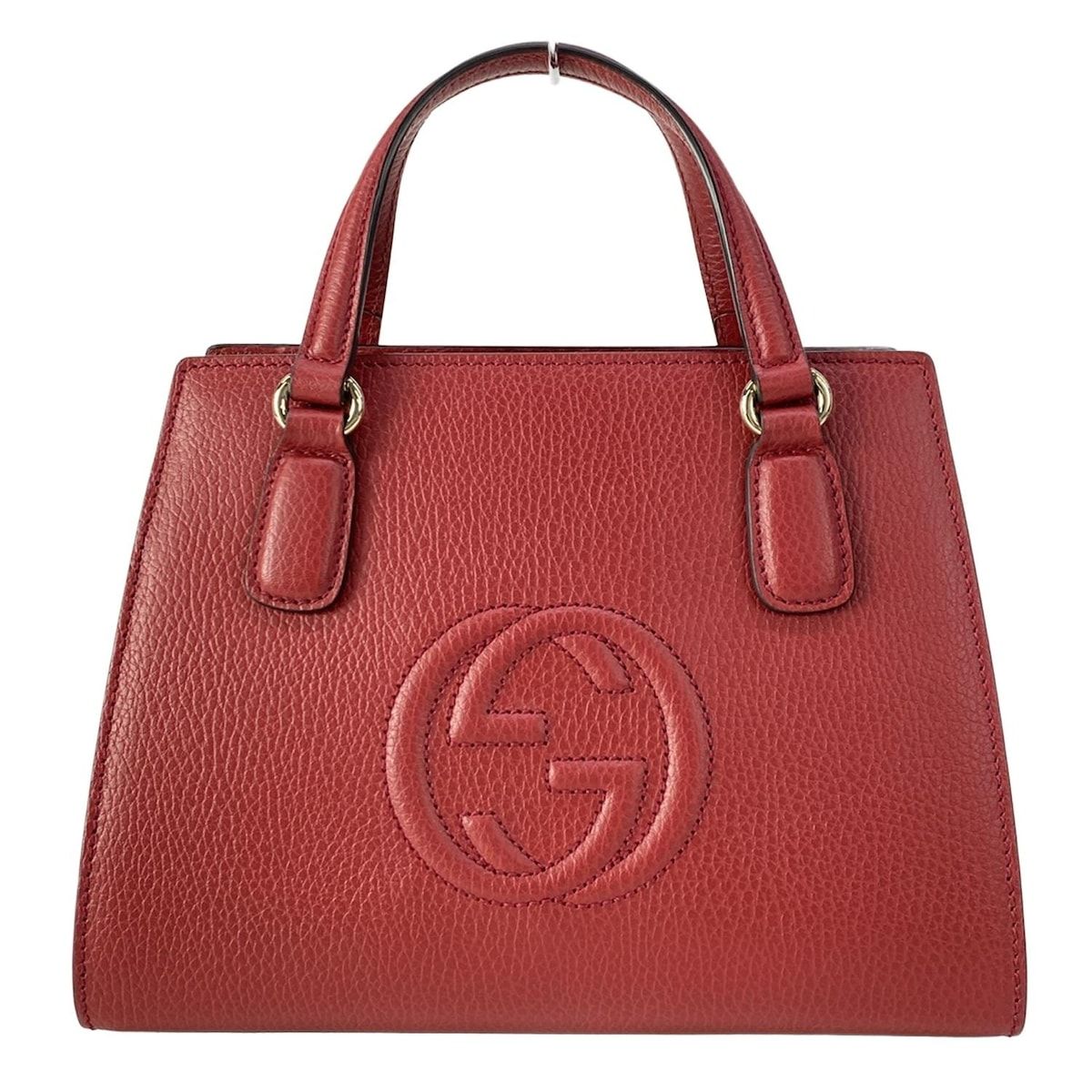Gucci Handbag Soho Red Leather