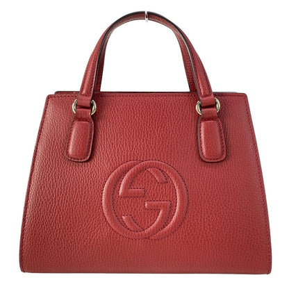 Gucci Handbag Soho Red Leather