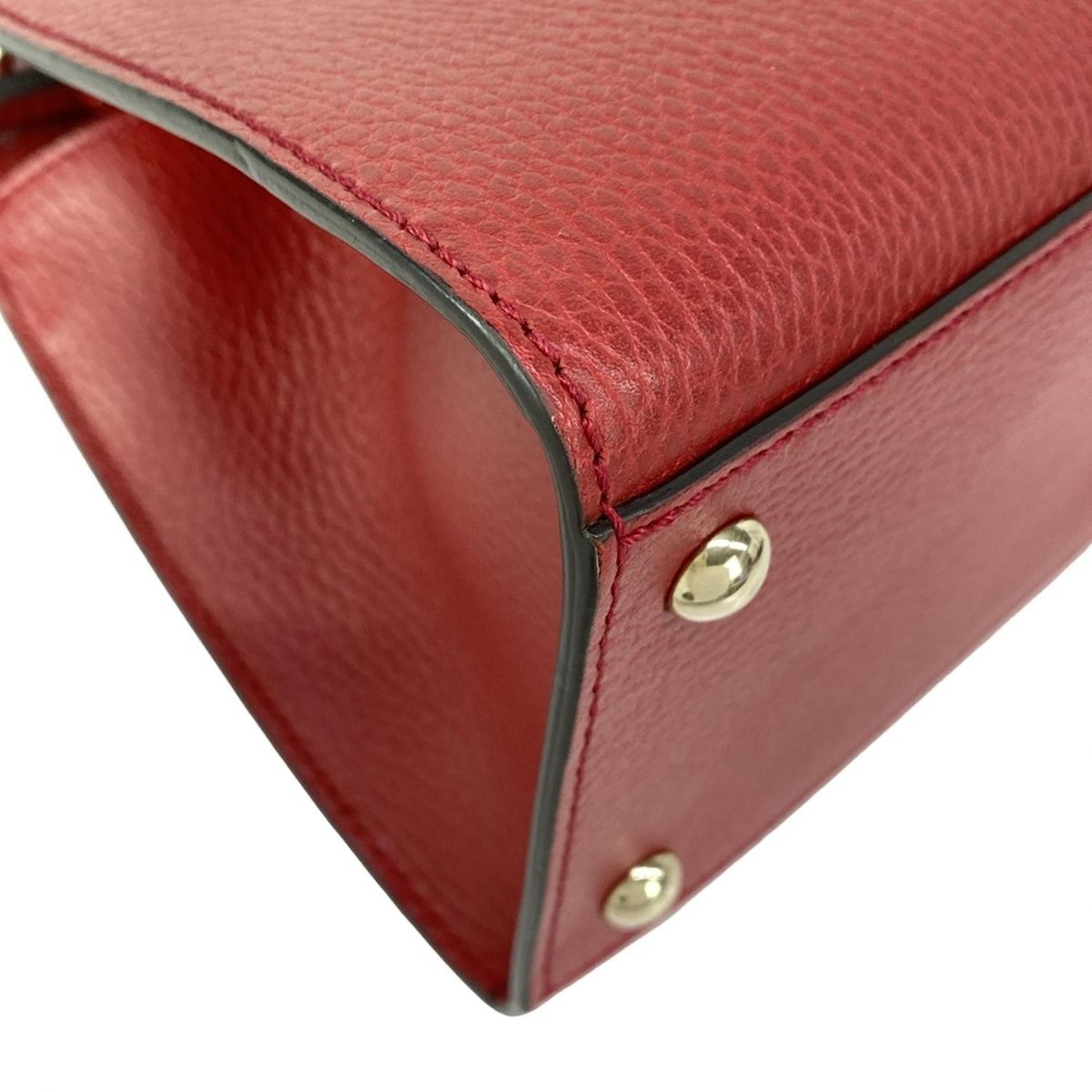 Gucci Handbag Soho Red Leather — view 6