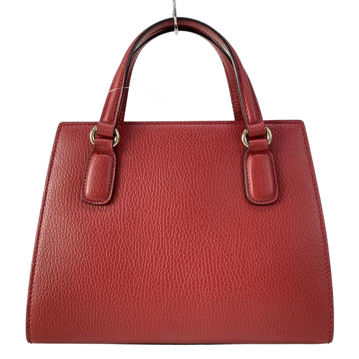 Gucci Handbag Soho Red Leather — view 3