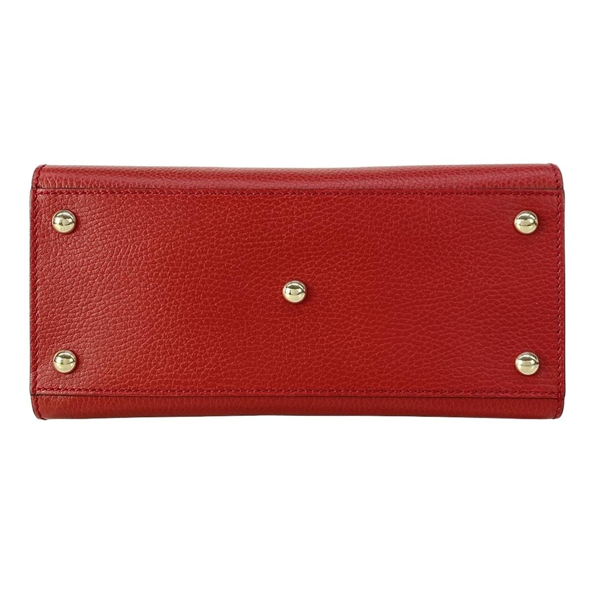 Gucci Handbag Soho Red Leather — view 5