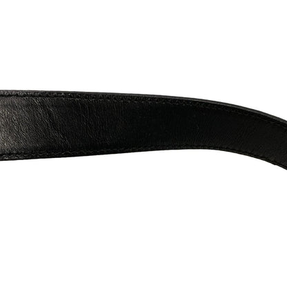 Celine Shoulder Bag Macadam Pattern Circle Logo Black Brown Leather — view 9