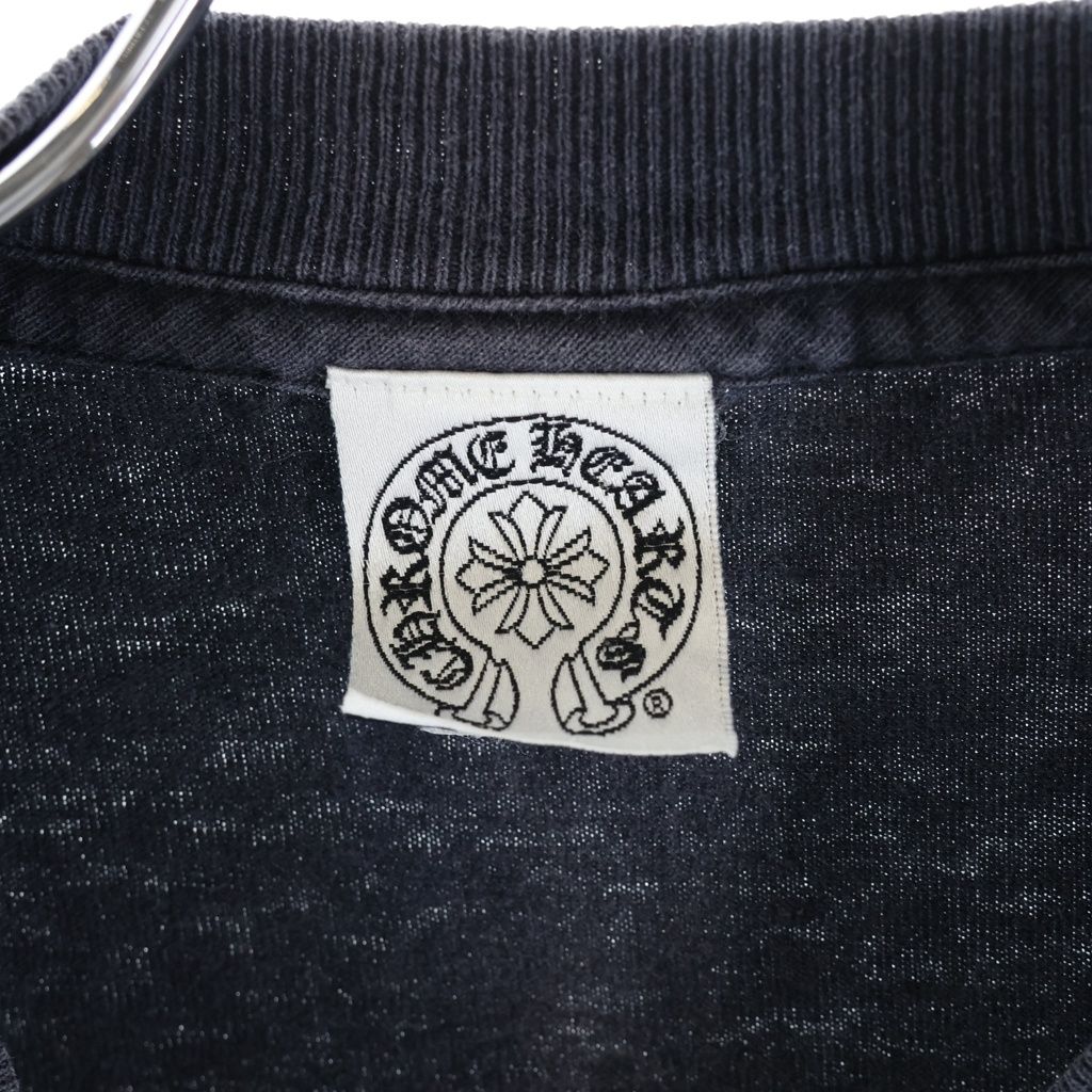 Chrome Hearts Vintage Dagger Logo Tee Print Long Sleeve T-Shirt Black — view 7