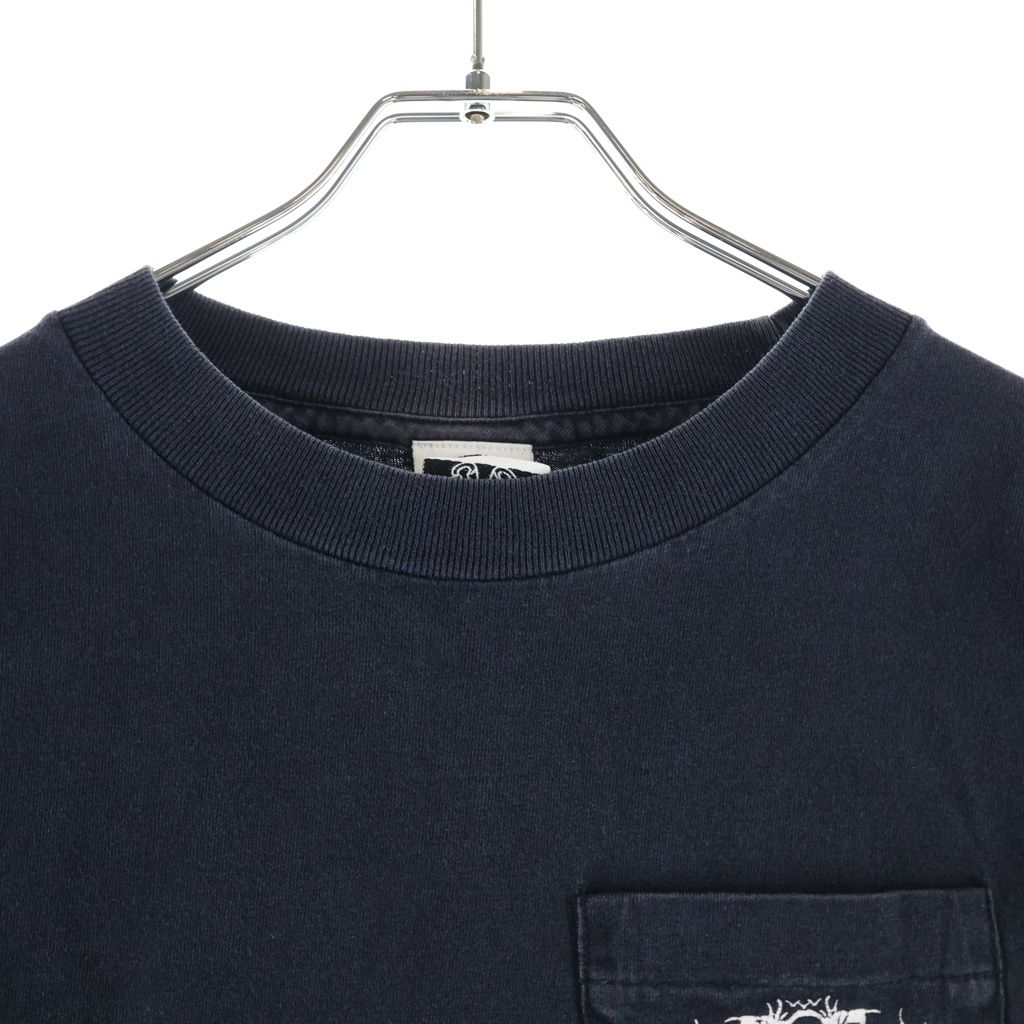 Chrome Hearts Vintage Dagger Logo Tee Print Long Sleeve T-Shirt Black — view 3