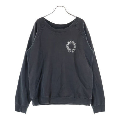 Chrome Hearts Sweatshirt Plvr Back Arch Logo Sleeve Floral Gray — view 2
