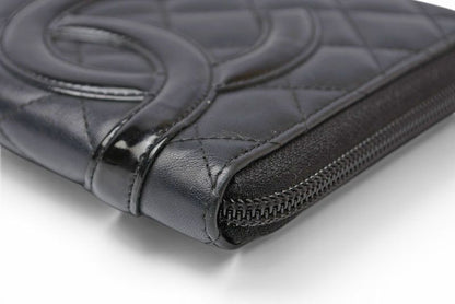 Chanel Wallet Multi Cambon Zipper Style Black — view 4