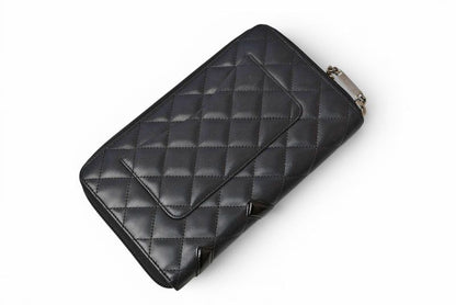 Chanel Wallet Multi Cambon Zipper Style Black — view 7