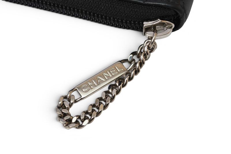 Chanel Wallet Multi Cambon Zipper Style Black — view 6