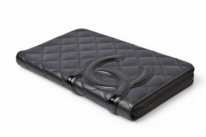 Chanel Wallet Multi Cambon Zipper Style Black — view 3