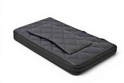 Chanel Wallet Multi Cambon Zipper Style Black — view 8