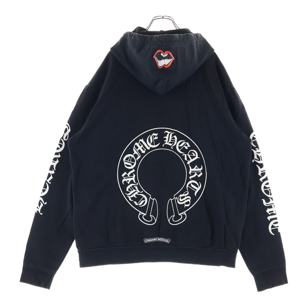 Chrome Hearts Matty Boy Chomper Horseshoe Hoodie Boy Pullover Sweatshirt Black