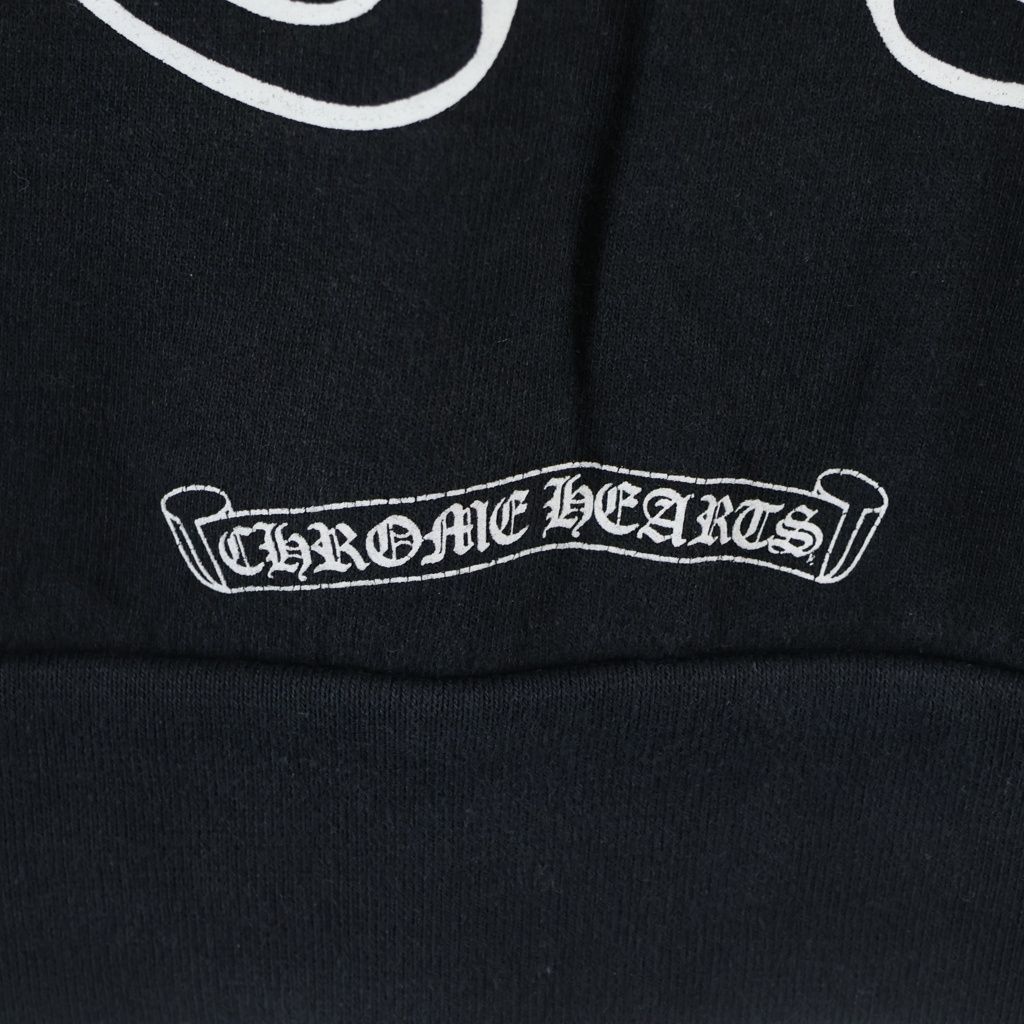 Chrome Hearts Matty Boy Chomper Horseshoe Hoodie Boy Pullover Sweatshirt Black — view 6