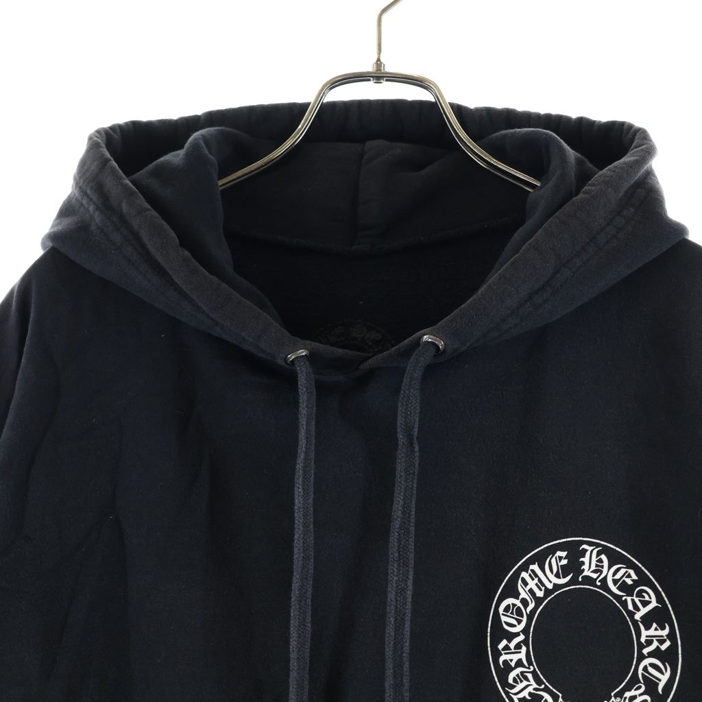 Chrome Hearts Matty Boy Chomper Horseshoe Hoodie Boy Pullover Sweatshirt Black — view 3