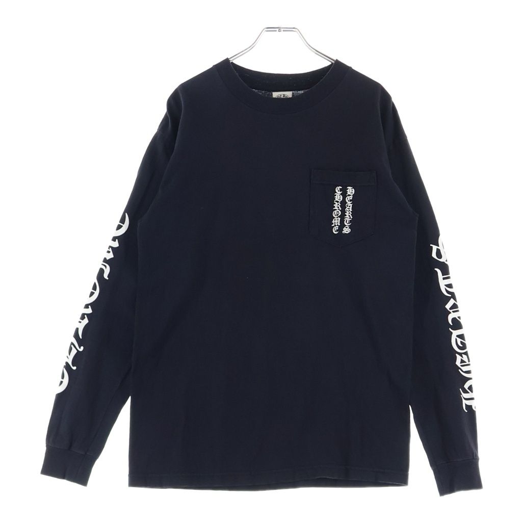 Chrome Hearts Vintage CH Scroll Logo Tee Arm Print Long Sleeve Top T-Shirt — view 2