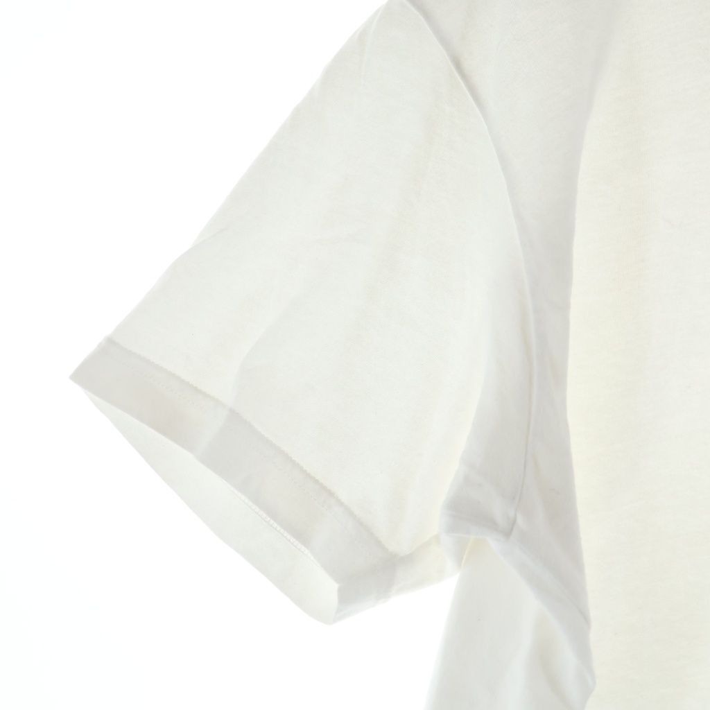 Chrome Hearts CH T-Shirt Neck Logo Print Short Sleeve White Black — view 5