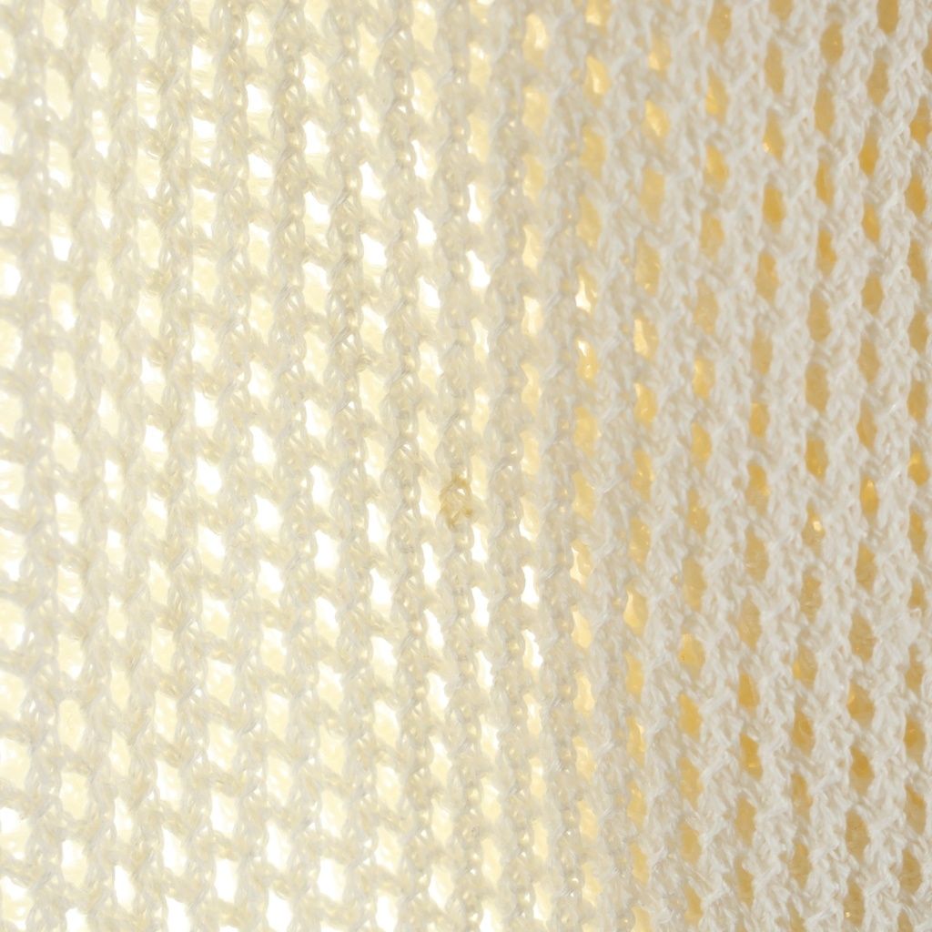 Prada Shaw Tosuri Di Short Sleeve Mesh Knittingknit Shirt Ivory — view 5