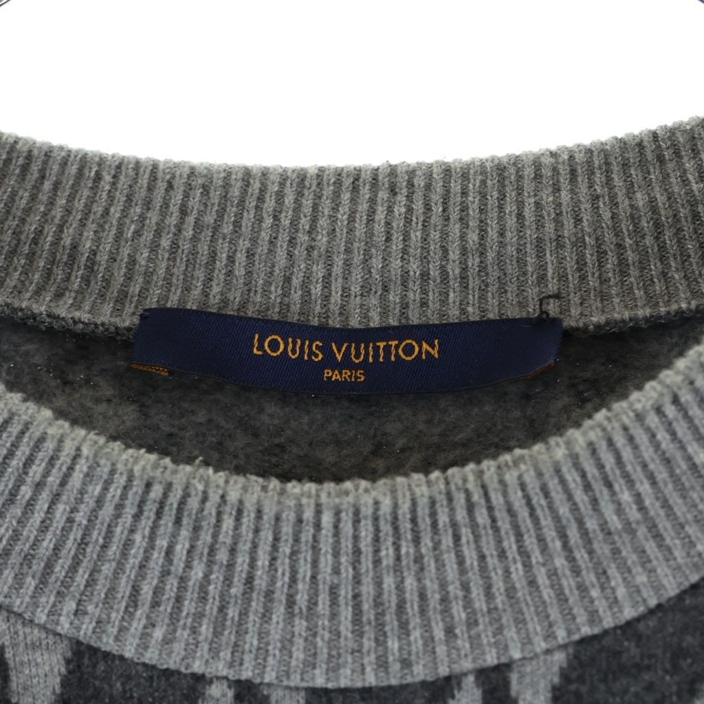 Louis Vuitton Nba Player Jacquard Sweatshirt Shirt Znh Gray — view 6