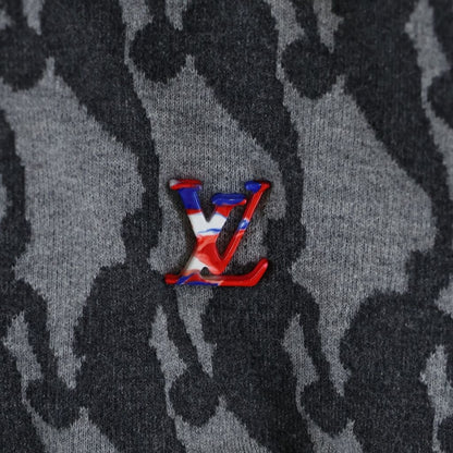 Louis Vuitton Nba Player Jacquard Sweatshirt Shirt Znh Gray — view 4