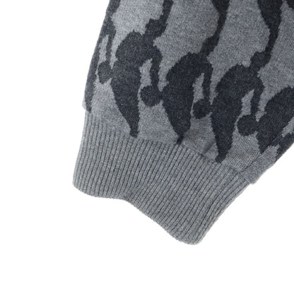 Louis Vuitton Nba Player Jacquard Sweatshirt Shirt Znh Gray — view 5