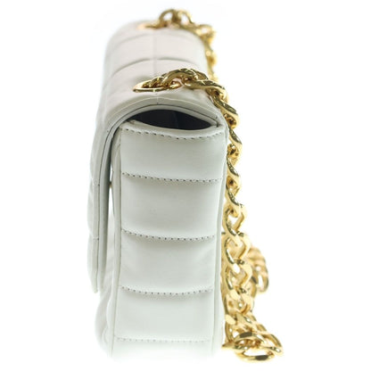 Celine Monochrome Che dbag White Leather Gold Handbag — view 3