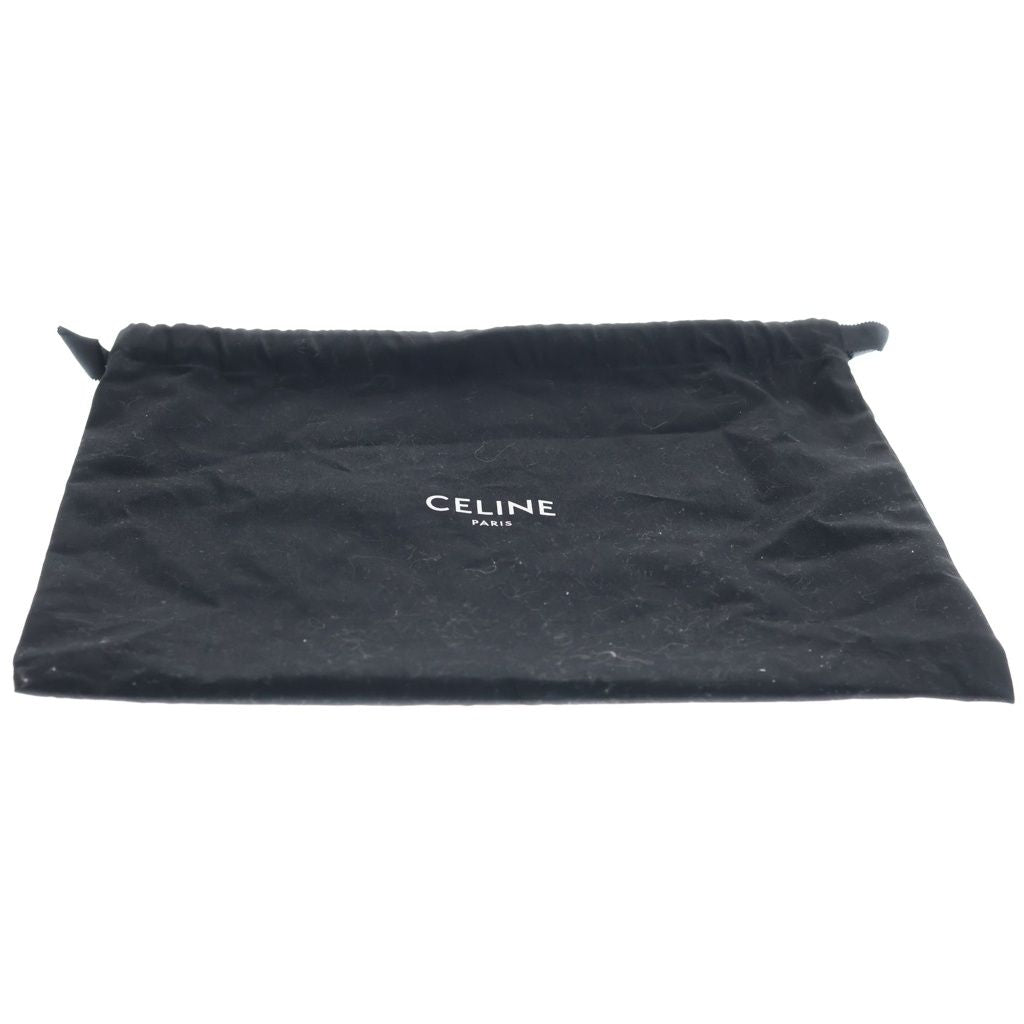 Celine Monochrome Che dbag White Leather Gold Handbag — view 6