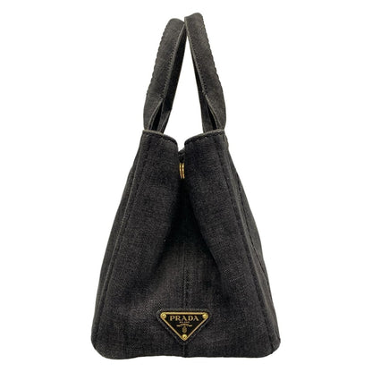 Prada Tote Canapa Dark Gray — view 2
