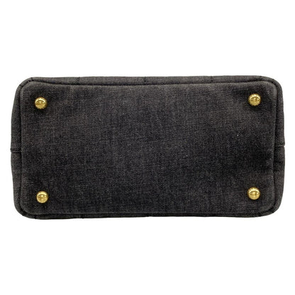 Prada Tote Canapa Dark Gray — view 5