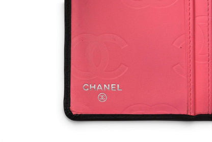 Chanel Wallet Bifold Folding Cambon with Zipper Black — view 8