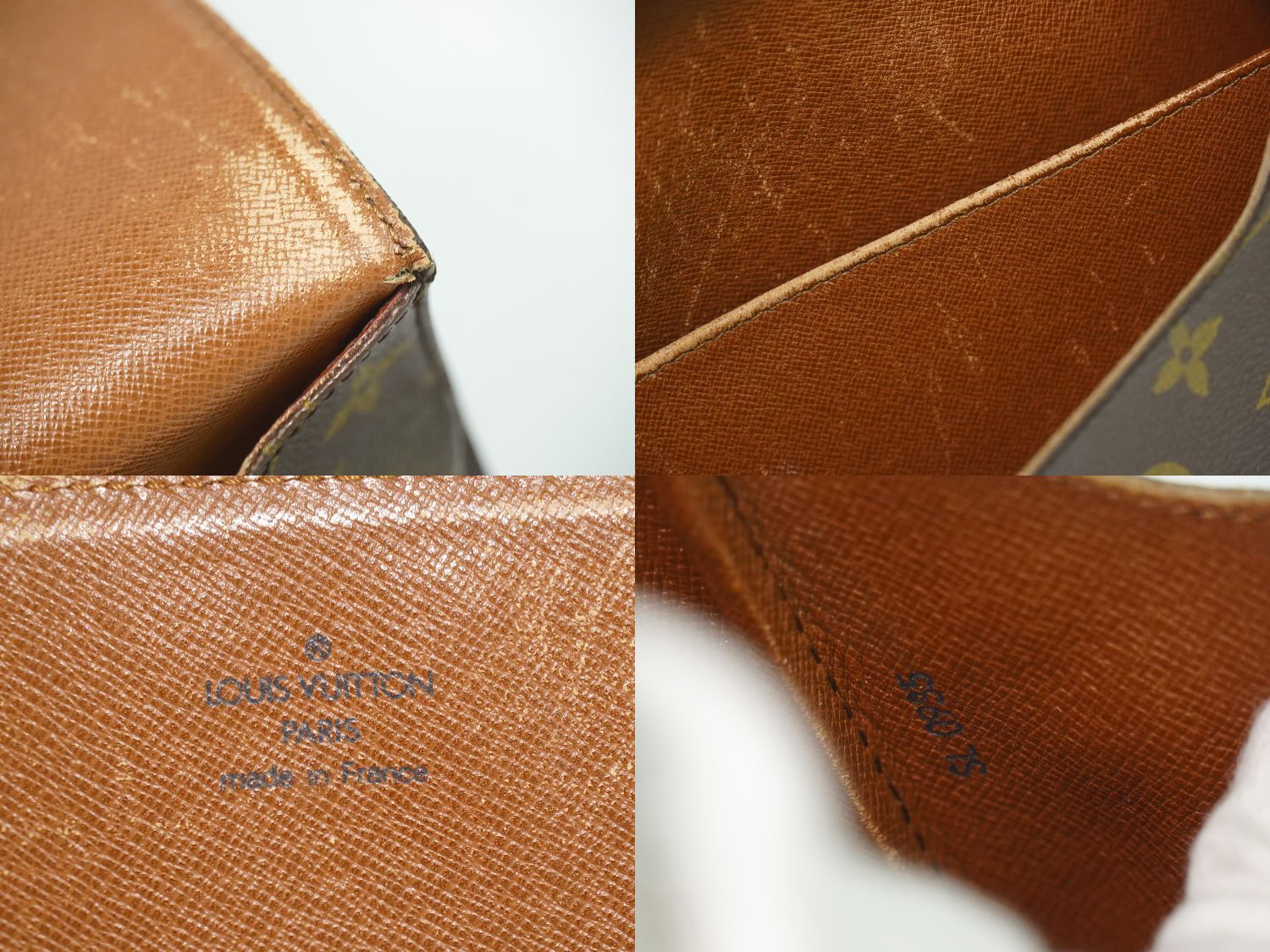 Louis Vuitton LV Cartouchiere 26 GM Monogram Shoulder Bag Pochette Brown — view 9