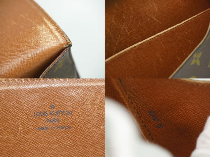 Louis Vuitton LV Cartouchiere 26 GM Monogram Shoulder Bag Pochette Brown — view 9